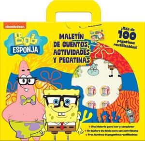 BOB ESPONJA. MALETÍN DE CUENTOS, ACTIVIDADES Y PEGATINAS | 9788408297215 | BOB ESPONJA | Llibreria La Gralla | Librería online de Granollers