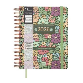 AGENDA FINOCAM 16 MESOS 2025-26 VITAE 1/4 SVH ESTAMPATS | 8422952396918 | 62651 | Llibreria La Gralla | Librería online de Granollers