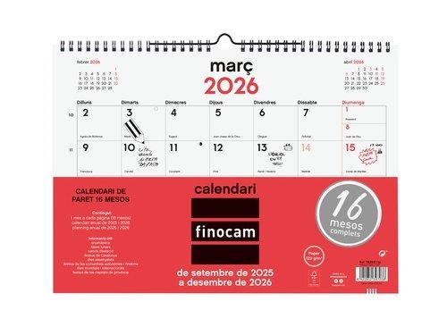 CALENDARI 2025-26 FINOCAM 16 MESOS PARET L ESCRIURE | 8422952397038 | 78203 | Llibreria La Gralla | Librería online de Granollers