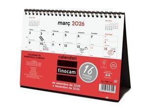 CALENDARI 2025-26 FINOCAM 16 MESOS SOBRETAULA S ESCRIURE | 8422952397052 | 78201 | Llibreria La Gralla | Librería online de Granollers
