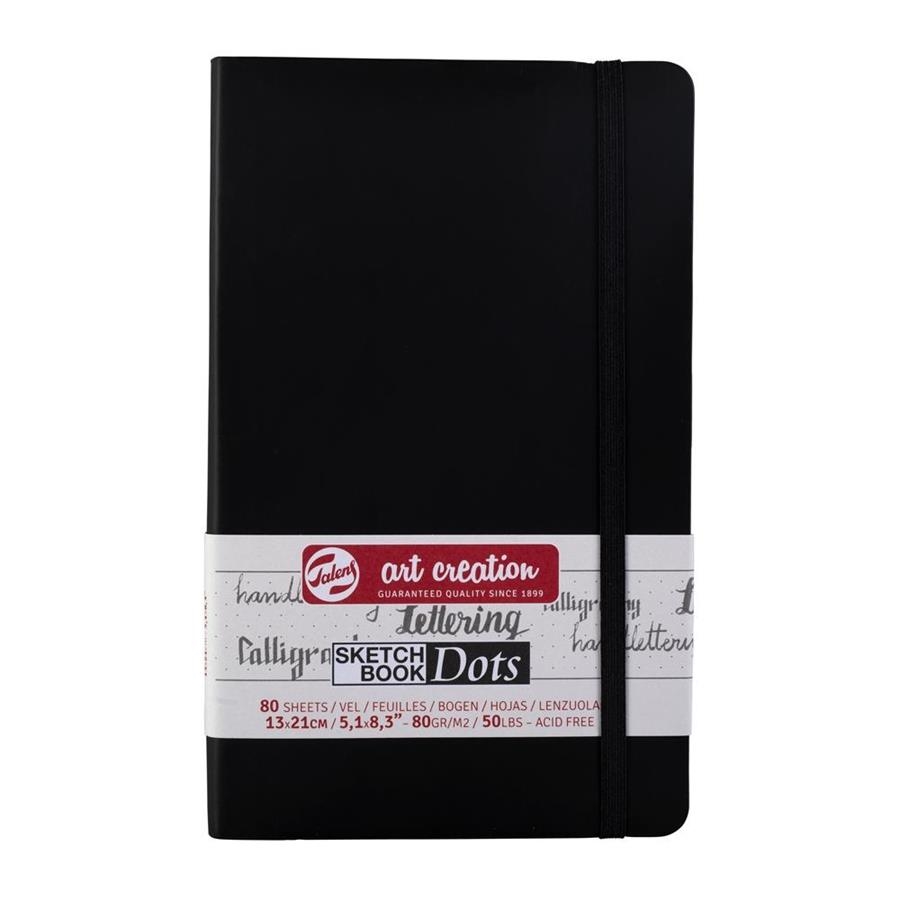 QUADERN SKETCH PUNTS 13X21 ARTCREATION 140GR 80F NEGRE | 8712079446574 | 9314402M | Llibreria La Gralla | Llibreria online de Granollers