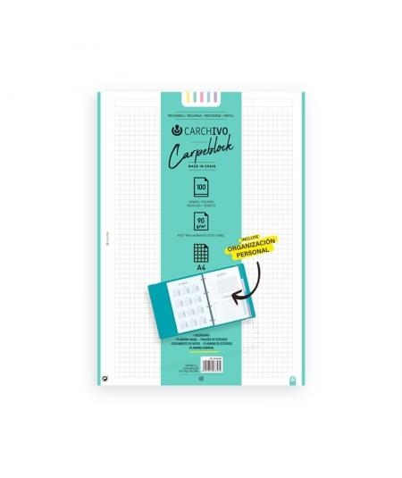 RECANVI FULLS CARCHIVO A4 5 COLORS PASTEL 250F 5X5 | 8422951067574 | 65410499 | Llibreria La Gralla | Librería online de Granollers