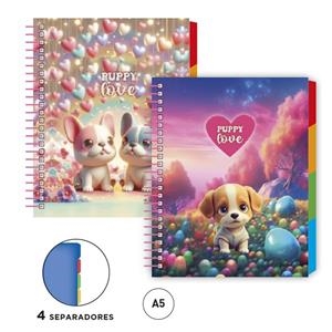 LLIBRETA SENFORT A5 ANELLES SEPARADORS PLÀSTIC VARIS MODELS | 8412885247029 | 9990625 | Llibreria La Gralla | Librería online de Granollers