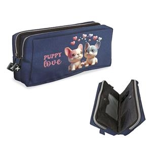 PORTATOT SENFORT DOBLE CREMALLERA PUPPIES CORAZONES | 8412885247081 | 22515251 | Llibreria La Gralla | Librería online de Granollers