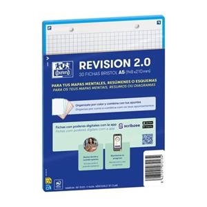FITXA CARTOLINA QUADRES REVISION 2.0 A5 OXFORD TURQUESA | 8427291072134 | 400198781 | Llibreria La Gralla | Llibreria online de Granollers