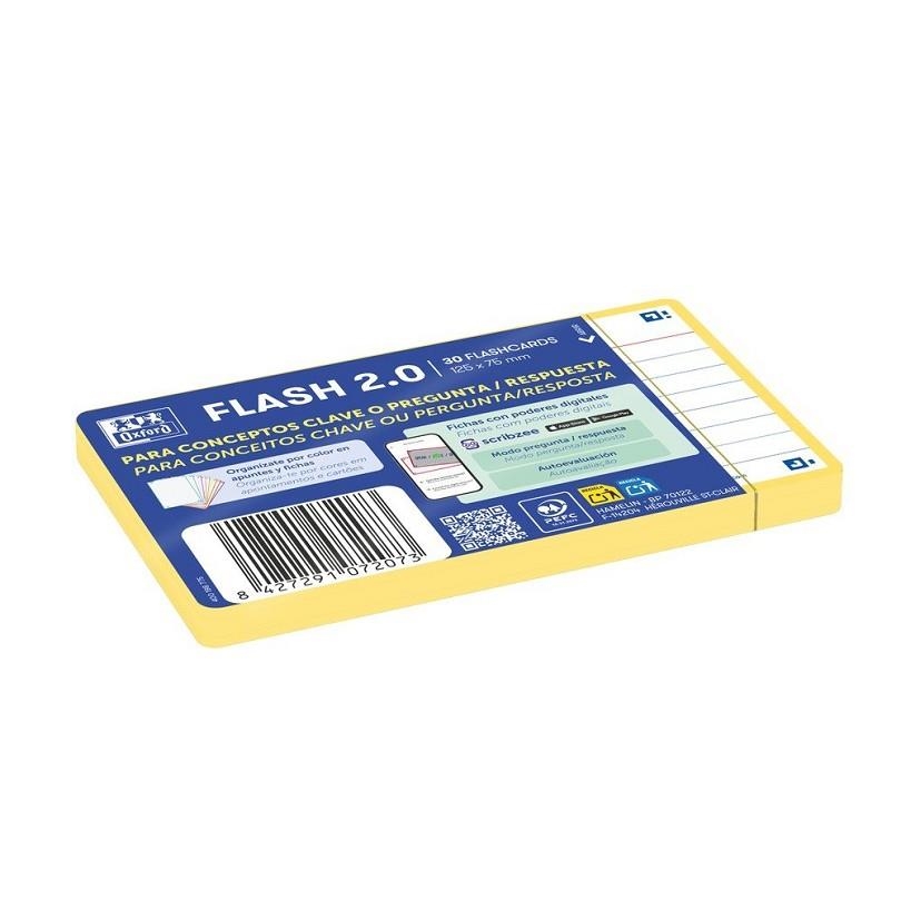 FITXA CARTOLINA RATLLES FLASH 2.0 75X125 OXFORD GROC | 8427291072073 | 400198775 | Llibreria La Gralla | Llibreria online de Granollers