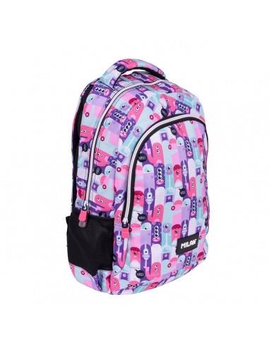 MOTXILLA MILAN 2 CREMALLERES 21 L ALIENS | 8411574111115 | 624601ALN2 | Llibreria La Gralla | Llibreria online de Granollers