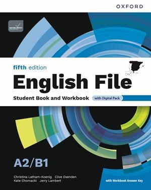 ENGLISH FILE 5TH EDITION A2/B1. STUDENT'S BOOK AND WORKBOOK AND DIGITAL WITH KEY | 9780194145510 | AA.VV. | Llibreria La Gralla | Librería online de Granollers