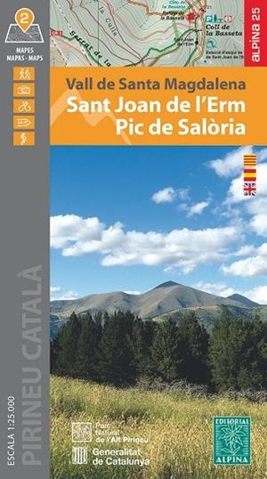 SANT JOAN DE L'ERM - PIC DE SALORIA MAPA 2025 | 9788470111761 | VVAA | Llibreria La Gralla | Llibreria online de Granollers