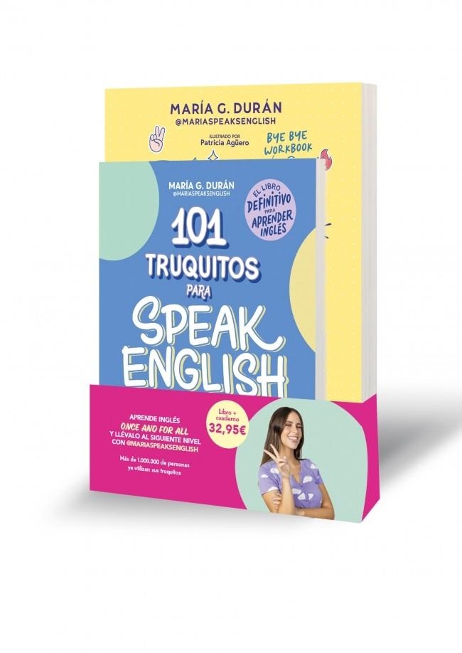 PACK MARÍA SPEAKS ENGLISH (101 TRUQUITOS + TRUQUIBOOK) | 9788419441454 | G. DURÁN (@MARIASPEAKSENGLISH), MARÍA | Llibreria La Gralla | Llibreria online de Granollers