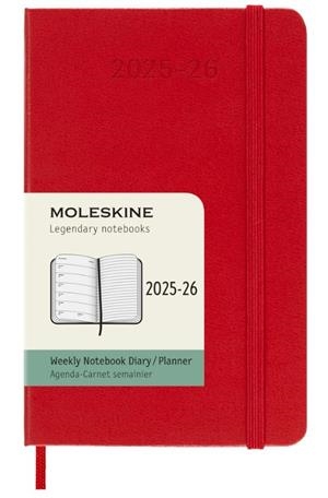 AGENDA MOLESKINE 25-26 P SVH VERMELLA TAPA DURA | 8056999275457 | 8056999275457 | Llibreria La Gralla | Llibreria online de Granollers