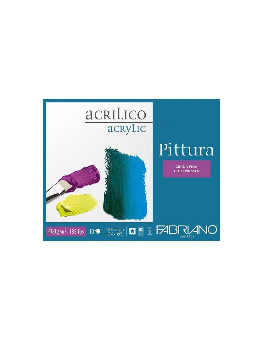 BLOC ACRÍLIC FABRIANO PITTURA 10 FULLS 30X40 | 8001348120162 | 40003040 | Llibreria La Gralla | Llibreria online de Granollers