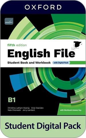ENGLISH FILE 5TH EDITION B1. STUDENT'S BOOK AND WORKBOOK AND DIGITAL WITH KEY PA | 9780194144025 | AA.VV. | Llibreria La Gralla | Librería online de Granollers
