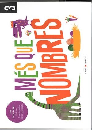 QUADERN MÉS QUE NOMBRES 3 INFANTIL | 9788447954117 | DEPARTAMENT D'EDICIONS EDUCATIVES DE BAULA | Llibreria La Gralla | Llibreria online de Granollers