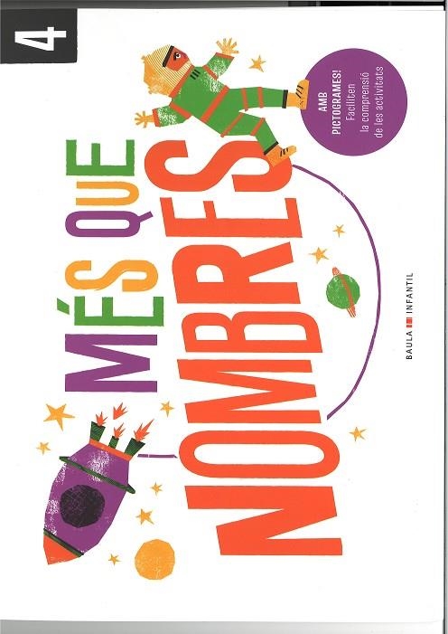 QUADERN MÉS QUE NOMBRES 4 INFANTIL | 9788447954124 | DEPARTAMENT D'EDICIONS EDUCATIVES DE BAULA | Llibreria La Gralla | Llibreria online de Granollers
