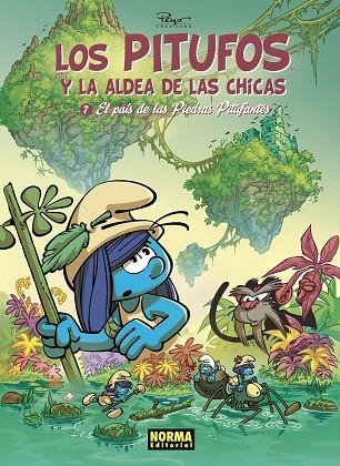 PITUFOS Y LA ALDEA DE LAS CHICAS 7, LOS. EL PAIS DE LAS PIEDRAS PITUFANTES | 9788467978162 | PEYO | Llibreria La Gralla | Librería online de Granollers