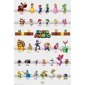 POSTER NINTENDO SUPER MARIO CHARACTER PARADE | 5050574345170 | GRUPO ERIK | Llibreria La Gralla | Llibreria online de Granollers