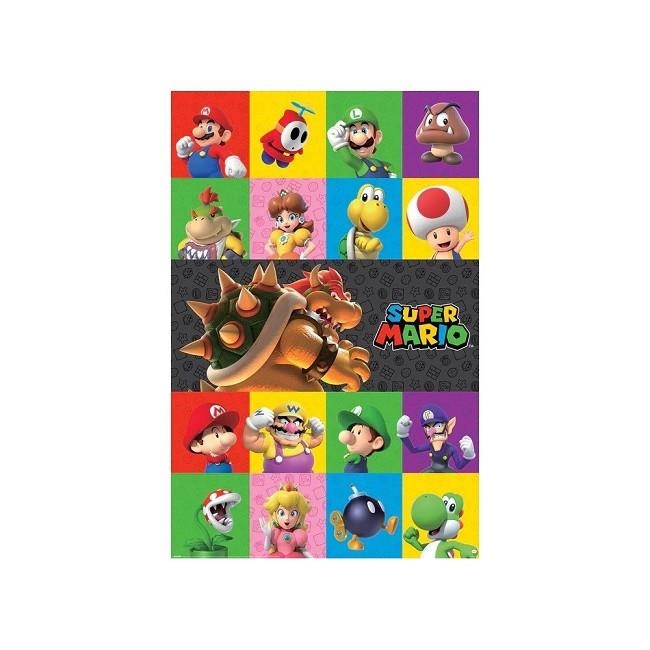POSTER SUPER MARIO PERSONAJES | 5063457026202 | GRUPO ERIK | Llibreria La Gralla | Llibreria online de Granollers