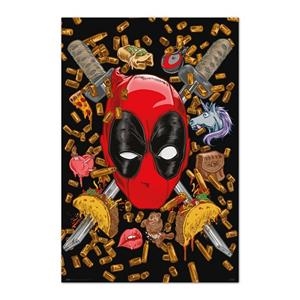 POSTER MARVEL DEADPOOL BULLETS AND CHICHIMANGAS | 8435497295813 | GRUPO ERIK | Llibreria La Gralla | Llibreria online de Granollers