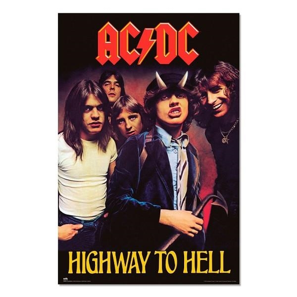 POSTER AQC/DC HIGHWAY TO HELL | 8435747813651 | GRUPO ERIK | Llibreria La Gralla | Llibreria online de Granollers