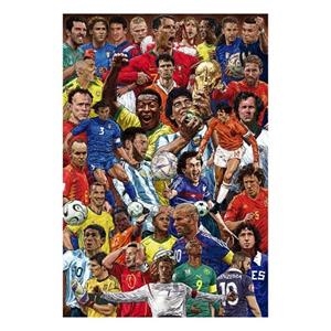 POSTER LEGENDARY FOOTBALLERS | 8435497299668 | GRUPO ERIK | Llibreria La Gralla | Librería online de Granollers