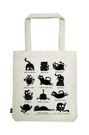 BOSSA DE COMPRA DE TELA ED THE CAT CAT YOGA | 4033477275189 | 27518 | Llibreria La Gralla | Librería online de Granollers