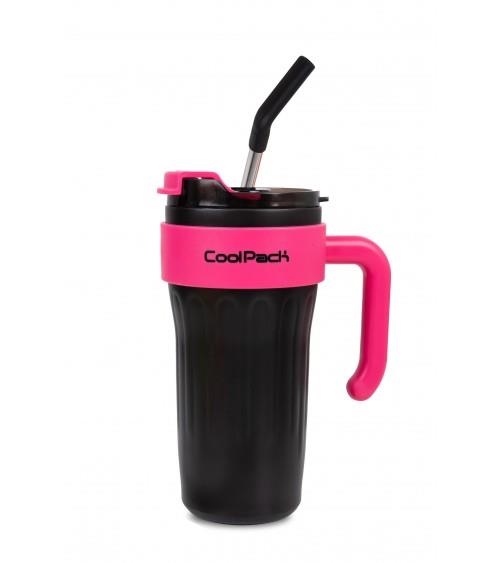 TASSA TERMICA COOLPACK 860 ML PINK BLACK | 5903686397790 | Z28111 | Llibreria La Gralla | Llibreria online de Granollers