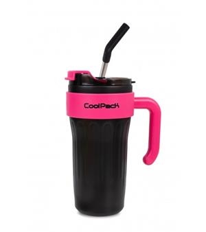 TASSA TERMICA COOLPACK 860 ML PINK BLACK | 5903686397790 | Z28111 | Llibreria La Gralla | Llibreria online de Granollers