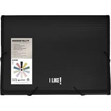 CARPETA 12 SEPARADORS GRAFOPLAS LIKE PLASTIC REFORÇ A4 NEGRE | 8413623298495 | 2963510 | Llibreria La Gralla | Librería online de Granollers
