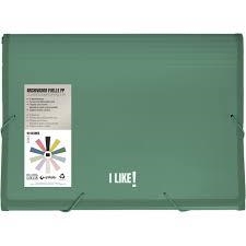 CARPETA 12 SEPARADORS GRAFOPLAS LIKE PLASTIC REFORÇ A4 VERD | 8413623298518 | 2963522 | Llibreria La Gralla | Librería online de Granollers