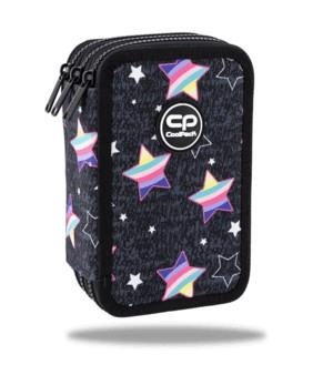 PLUMIER COOLPACK 3 CREMALLERES RAINBOW NIGHT | 5903686392276 | COOG067900 | Llibreria La Gralla | Librería online de Granollers