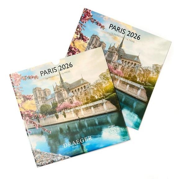 CALENDARI 2026 PARIS 29*29. 16 MESOS | 3045671136440 | DRAEGER | Llibreria La Gralla | Librería online de Granollers