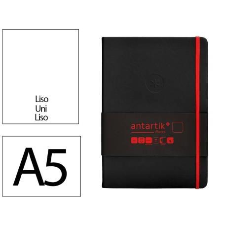 LLIBRETA A5 ANTARTIK LLIS 100F TD 80 GR NEGRE VERMELL | 8423473079458 | 170068 | Llibreria La Gralla | Librería online de Granollers