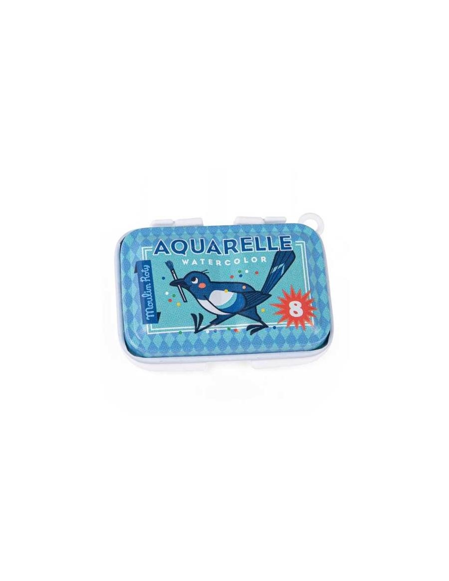 MNI PALETA AQUEAREL·LA COLOR BLAU LES PETITES MERVEILLES | 3575677114055 | MOULIN ROTY | Llibreria La Gralla | Llibreria online de Granollers