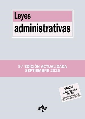 LEYES ADMINISTRATIVAS (2025) | 9788430993161 | EDITORIAL TECNOS | Llibreria La Gralla | Librería online de Granollers