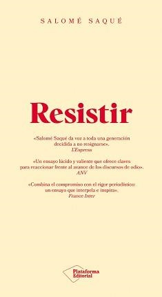 RESISTIR | 9791387813116 | SAQUÉ, SALOMÉ | Llibreria La Gralla | Librería online de Granollers