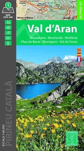 VAL D'ARAN MAPA 2025 | 9788470111891 | VVAA | Llibreria La Gralla | Llibreria online de Granollers