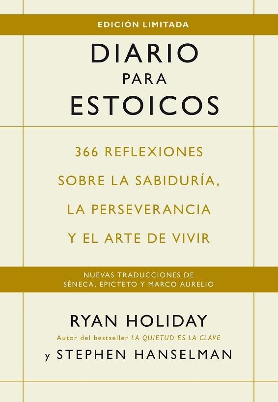 DIARIO PARA ESTOICOS (EDICIÓN LIMITADA) | 9788410121386 | HOLIDAY, RYAN | Llibreria La Gralla | Librería online de Granollers