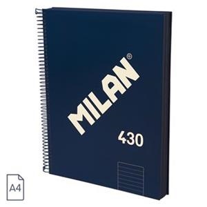 LLIBRETA MILAN 430 RATLLES A4 120 F. BLAU 95 GR. | 8411574108856 | 57142E120B | Llibreria La Gralla | Librería online de Granollers