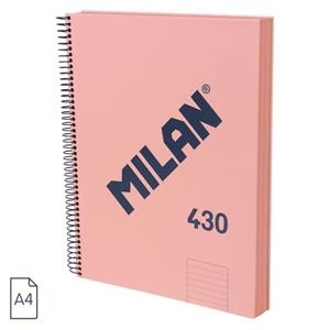 LLIBRETA MILAN 430 RATLLES A4 120 F. ROSA 95 GR. | 8411574108795 | 57142E120P | Llibreria La Gralla | Librería online de Granollers