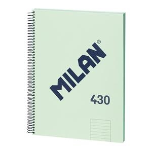 LLIBRETA MILAN 430 RATLLES A4 120 F VERD 95 GR. | 8411574108825 | 57142E120GR | Llibreria La Gralla | Librería online de Granollers