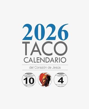 TACO CALENDARIO DEL CORAZÓN DE JESÚS - MESA SGDO. CORAZÓN - 2026 | 9788427149786 | VVAA | Llibreria La Gralla | Llibreria online de Granollers