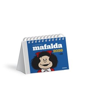 MAFALDA 2026, CALENDARIO ESCRITORIO AZUL | 9786316693198 | QUINO | Llibreria La Gralla | Librería online de Granollers