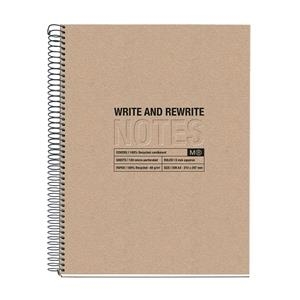 LLIBRETA A4 MIQUELRIUS ESPIRAL RECICLADA 80 GR 120 F | 8422593060452 | MR6045 | Llibreria La Gralla | Librería online de Granollers