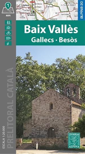 BAIX VALLÈS MAPA | 9788470111884 | VVAA | Llibreria La Gralla | Llibreria online de Granollers