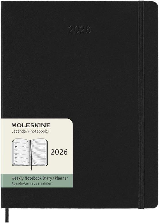 AGENDA MOLESKINE 2026 SETMANAL XL NEGRA TD | 8056999275259 | MOLESKINE | Llibreria La Gralla | Llibreria online de Granollers