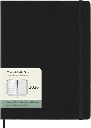 AGENDA MOLESKINE 2026 SETMANAL XL NEGRA TD | 8056999275259 | MOLESKINE | Llibreria La Gralla | Llibreria online de Granollers