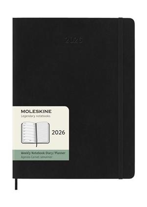 AGENDA MOLESKINE 2026 SETMANAL XL NEGRA TB | 8056999275266 | MOLESKINE | Llibreria La Gralla | Llibreria online de Granollers