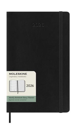 AGENDA MOLESKINE 2026 SETMANAL L NEGRA TB | 8056999274726 | MOLESKINE | Llibreria La Gralla | Llibreria online de Granollers