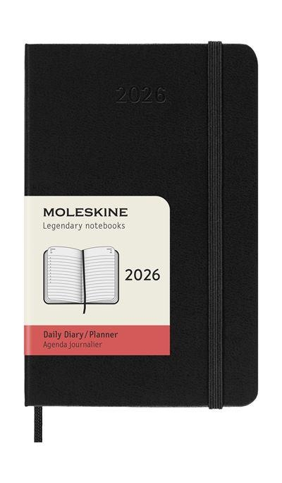 AGENDA MOLESKINE 2026 DIARIA POCKET NEGRA TD | 8056999274603 | MOLESKINE | Llibreria La Gralla | Librería online de Granollers